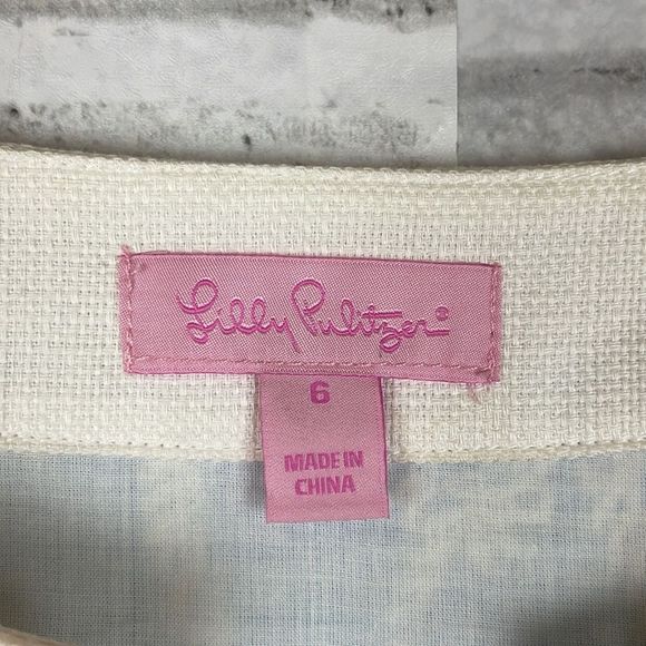 Lilly Pulitzer Womens Dress Size 6 Row Your Boat Knot - Picture 3 of 5